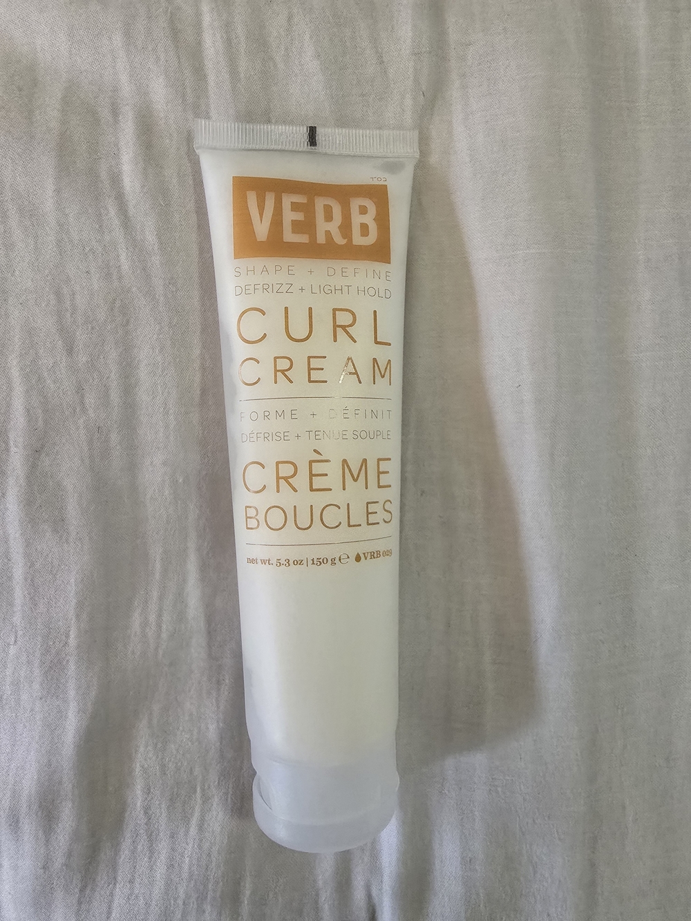 VERB Curl Cream - White with Gold Accents